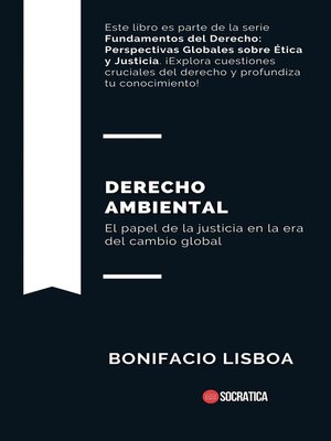 cover image of Derecho Ambiental
